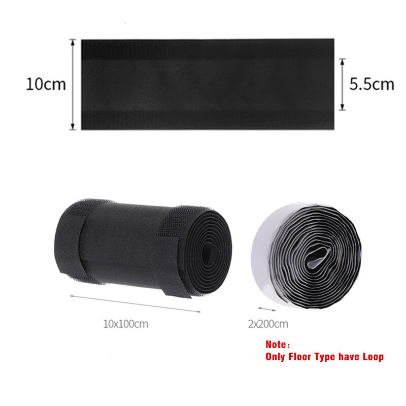 1M Капак за кабел Найлонов протектор за лепкава тел Подово одеяло Многократно използваема тръба за кабел за управление за под/килим/багажник/бюро