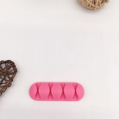 2 tk silikageeli riiulirest värviline kaablikerija hoiustamisseade kaabli koguja tööriistahoidik peakomplekti traadi mähisega kaabli südamik