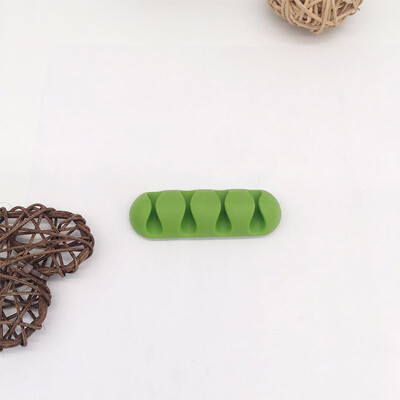 2 tk silikageeli riiulirest värviline kaablikerija hoiustamisseade kaabli koguja tööriistahoidik peakomplekti traadi mähisega kaabli südamik