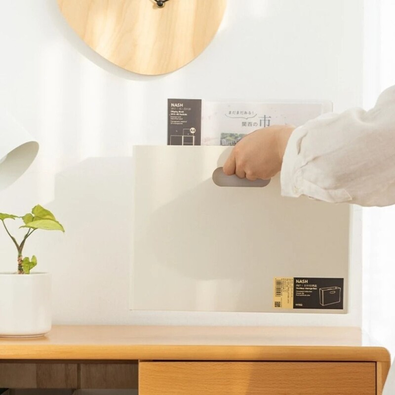 Uus plastikust failikarp, suure mahutavusega kokkupandav A4-formaadis hoiukast Kirjatarvete tarvikute dokumendikorraldaja kast