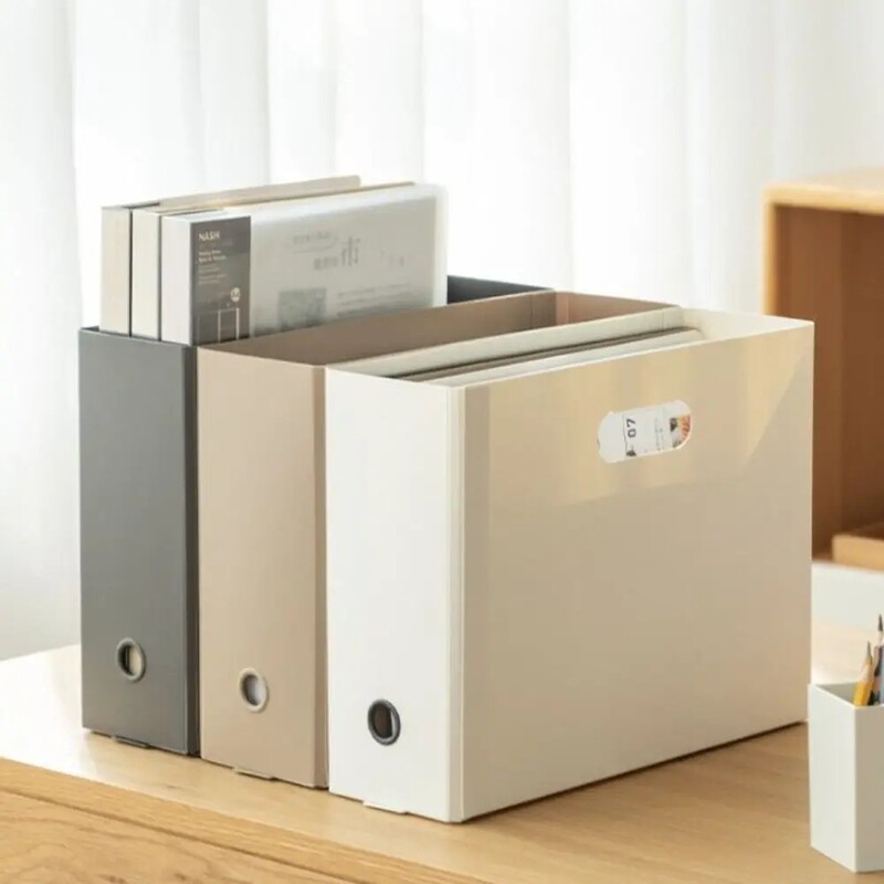 Uus plastikust failikarp, suure mahutavusega kokkupandav A4-formaadis hoiukast Kirjatarvete tarvikute dokumendikorraldaja kast