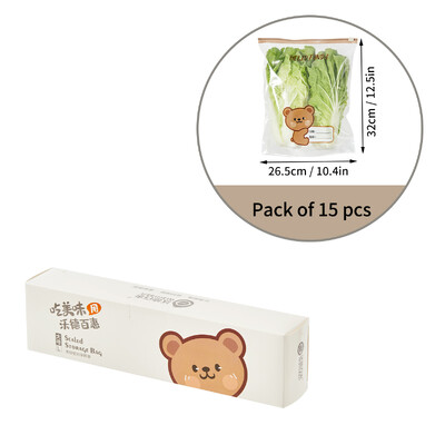 Läbipaistev liuglukk Värskelt säiliv kott Köögiorganisaatorid Korduvkasutatav külmkapp Suletud toidukott Paksendatud köögi lukuga kotid