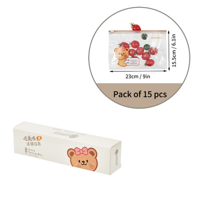 Läbipaistev liuglukk Värskelt säiliv kott Köögiorganisaatorid Korduvkasutatav külmkapp Suletud toidukott Paksendatud köögi lukuga kotid