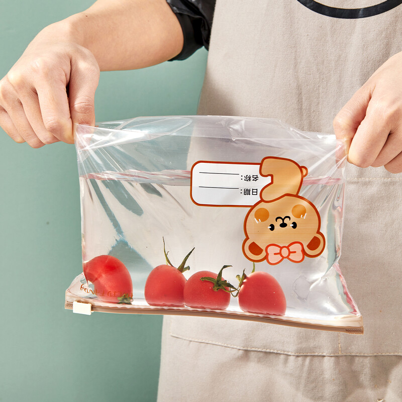 Läbipaistev liuglukk Värskelt säiliv kott Köögiorganisaatorid Korduvkasutatav külmkapp Suletud toidukott Paksendatud köögi lukuga kotid