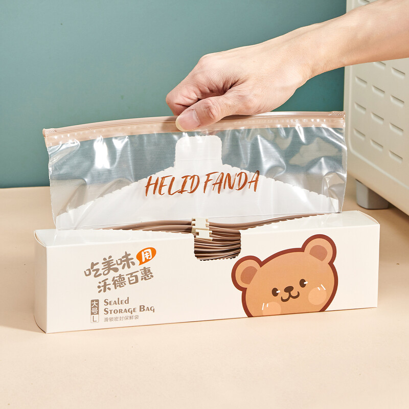 Läbipaistev liuglukk Värskelt säiliv kott Köögiorganisaatorid Korduvkasutatav külmkapp Suletud toidukott Paksendatud köögi lukuga kotid