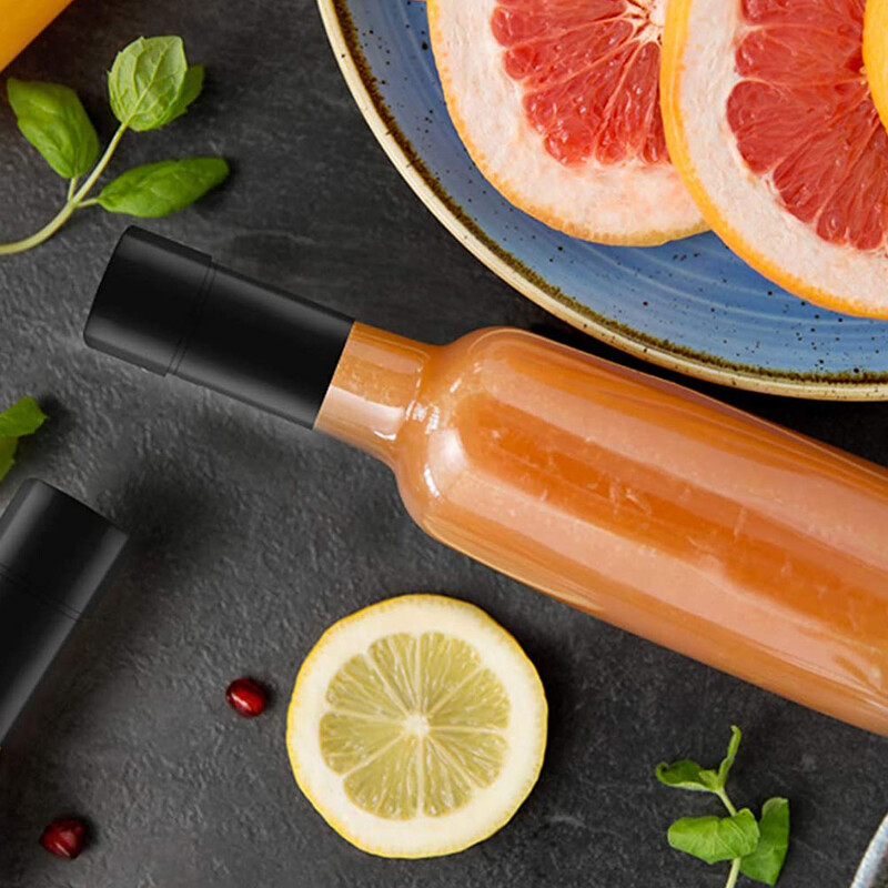 Mustad kahanevad ribad – 100 musta perforeeritud termokahaneva ümbrise tihendaja – kuuma kastmepudelite ja joogipudelite kokkutõmbumispael,