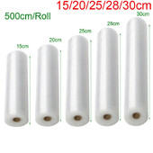 Vaakumtihenduskotid 15/20/25/28/30 cm * 500 cm toidu säästva tihendusmasina jaoks plastikust ladustamiseks mõeldud vaakumkottide köögipakendaja jaoks