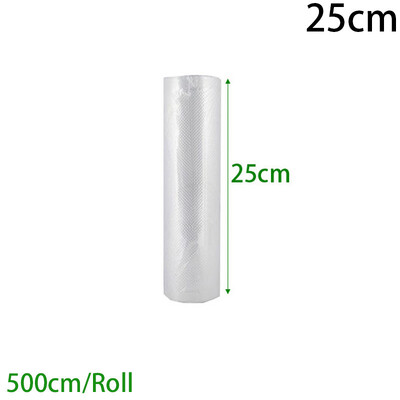 Vaakumtihenduskotid 15/20/25/28/30 cm * 500 cm toidu säästva tihendusmasina jaoks plastikust ladustamiseks mõeldud vaakumkottide köögipakendaja jaoks