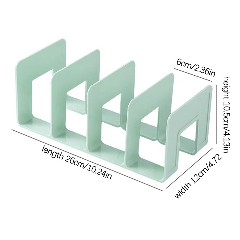 4 решетки Книгодържатели Стойка Рафт за книги Настолен декор Стойка за съхранение Поставка за книги Държач за книги Училищни канцеларски материали Настолен офис Органайзер за файлове