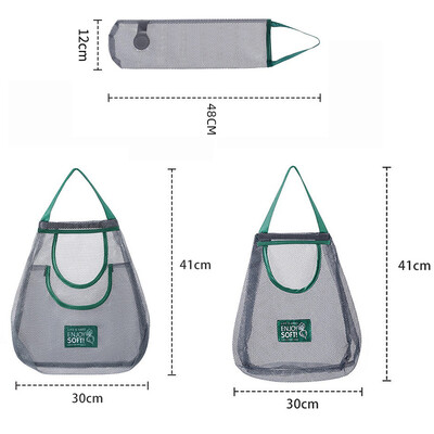 1-3 tk Köögikott Rippuvad toidukotid Säilituskott Küüslauk Kaasaskantav puu- ja juurviljade võrkkott Sibulakorraldajate organisatsioon