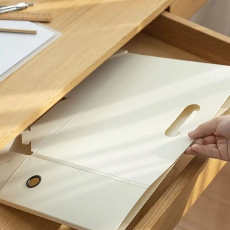 Kingitused Plastikust failikarp, suure mahutavusega kokkupandav A4-formaadis hoiukarp Kirjatarvete tarvikud Kokkupandav lauaabivahend