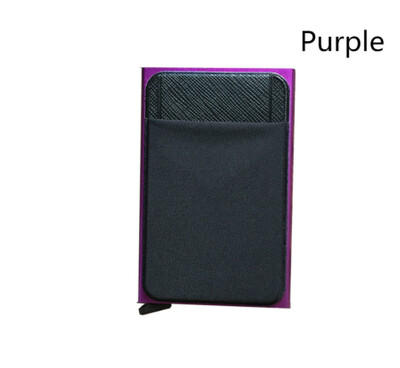 Pop Up ID RFID-kaart meeste rahakott Minipakendiga alumiiniumist metallist kaitsevarustuse hoiukott Nutikas kiirvabastusega naiste rahakott