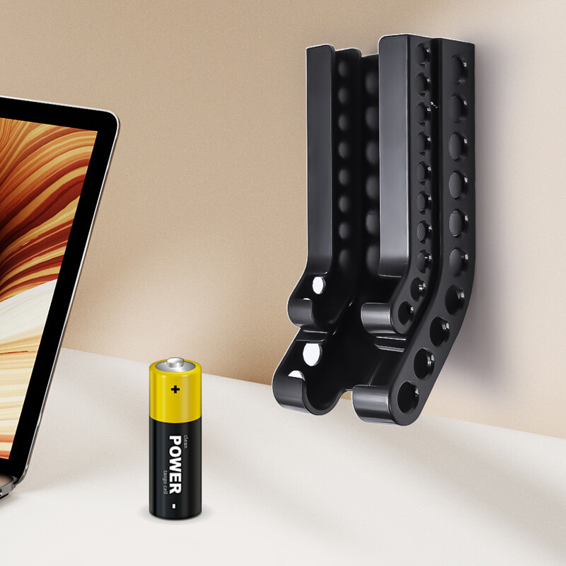 Patarei renni jaotur AA & AAA Combo Väike patarei redelihoidja Seinakinnitus Panipaik Kodus Korraldaja Patareid konteineri hoidik