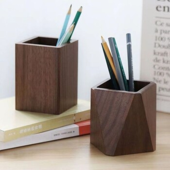 Στυλόθήκη Επιτραπέζιο Δοχείο Home Stationery Organizer Σιντριβάνι Θήκη στυλό Αποθήκευση Μασίφ ξύλο Γραφείο Ξύλινο ανθεκτικό