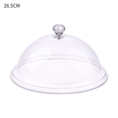 Δημιουργικό ακρυλικό πιάτο κέικ Θήκη για ψωμί φρούτων με σκληρυμένο πλαστικό κάλυμμα φαγητού Κάλυμμα σκόνης Στρογγυλό κάλυμμα πιάτων Διακοσμητικό πάρτι