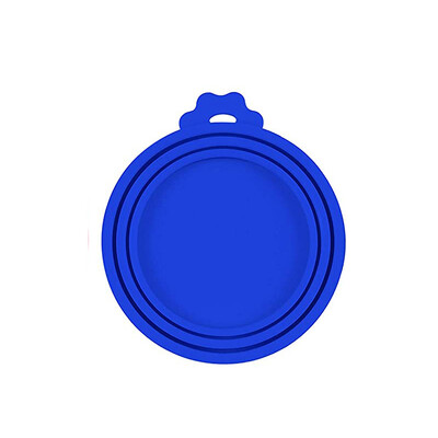 Korduvkasutatav 3-ühes lemmikloomatoit, silikoonist kate Koerad Kassid Säilitamine Plekist kork kaane tihend kate Lemmikloomatarbed Sobib 8,9 cm/7,3 cm/6,5 cm