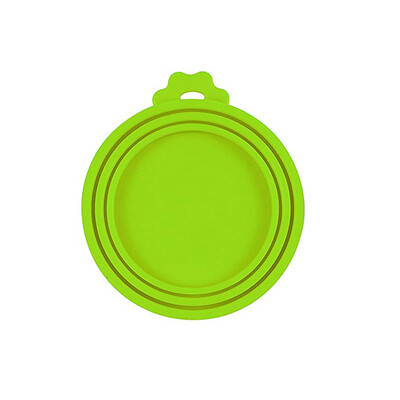 Korduvkasutatav 3-ühes lemmikloomatoit, silikoonist kate Koerad Kassid Säilitamine Plekist kork kaane tihend kate Lemmikloomatarbed Sobib 8,9 cm/7,3 cm/6,5 cm