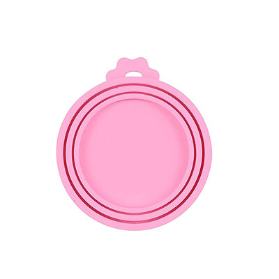 Korduvkasutatav 3-ühes lemmikloomatoit, silikoonist kate Koerad Kassid Säilitamine Plekist kork kaane tihend kate Lemmikloomatarbed Sobib 8,9 cm/7,3 cm/6,5 cm