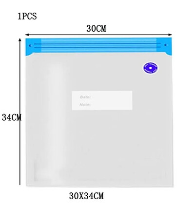 Toidu vaakum-surukott Vaakumtihenduskotid Korduvkasutatavad toiduainete hoiustamisorganid Taassuletav toidupakendite kott käsipumbaga