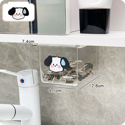 Sahtli tüüpi hoiukast peegelkapi all läbipaistev multikas WC puuvillane vannitoakapp Sahtli tüüpi riiul