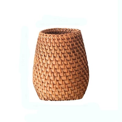 Käsitsi valmistatud rotangist pliiatsihoidja Kodukaunistus Mitmesugused esemed Hoiukorv Lauanõud Hoiu Kodumajapidamises pliiatsikonteiner Õpilase kingitused