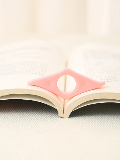 1 τεμ. Βοήθημα ανάγνωσης σελιδοδείκτη πλαστικής πρέσας για βιβλίο αντίχειρα