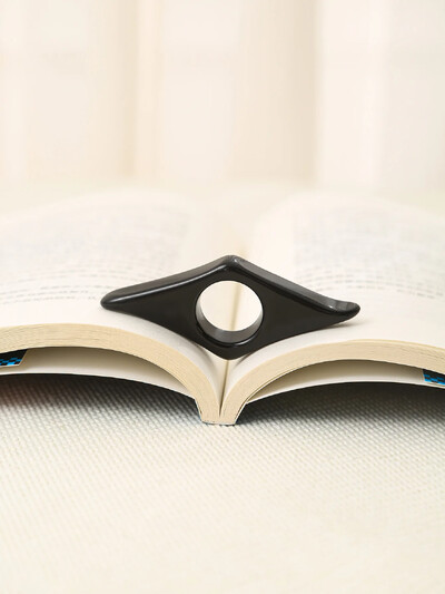 1 τεμ. Βοήθημα ανάγνωσης σελιδοδείκτη πλαστικής πρέσας για βιβλίο αντίχειρα