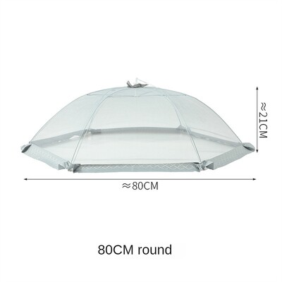 Kokkupandavad toidukatted võrgust kaasaskantavad vihmavarjunõude kate kärbsevastane sääsetelgi kuppelvõrk - ülespoole laud võrgust köögitarvikud