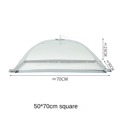 Kokkupandavad toidukatted võrgust kaasaskantavad vihmavarjunõude kate kärbsevastane sääsetelgi kuppelvõrk - ülespoole laud võrgust köögitarvikud