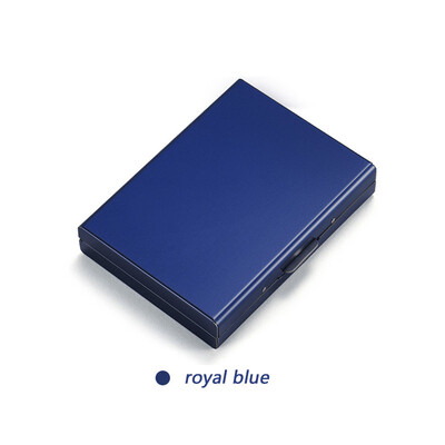 6/10 слота за карти Кутия за съхранение Шофьорска книжка Държач за карти за съхранение Четка против кражба от неръждаема стомана Банка за кредитна карта Метална чанта за карти