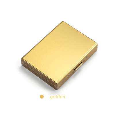 6/10 слота за карти Кутия за съхранение Шофьорска книжка Държач за карти за съхранение Четка против кражба от неръждаема стомана Банка за кредитна карта Метална чанта за карти