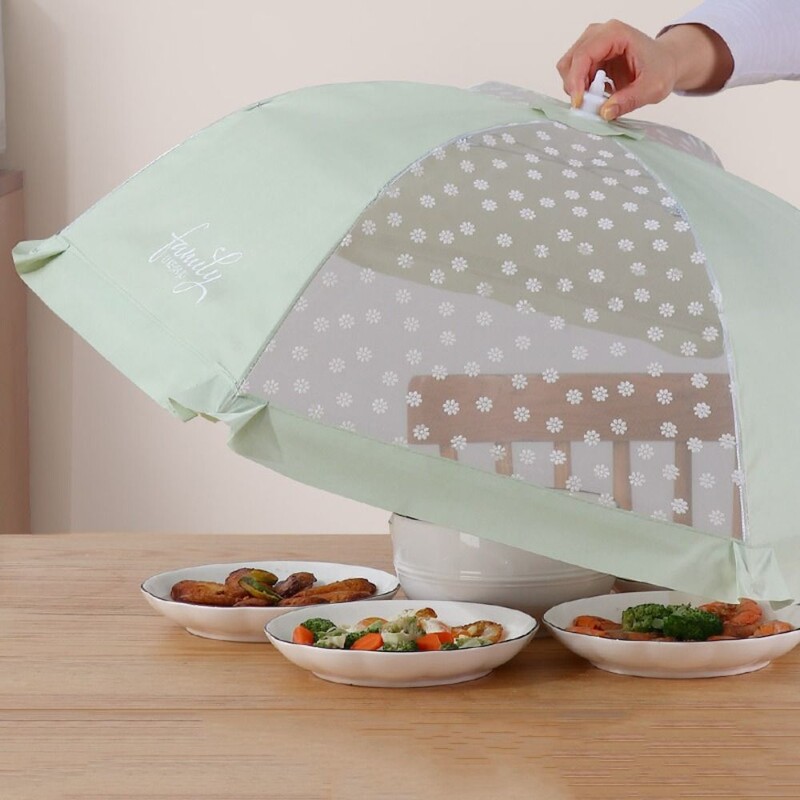 Lennuvastased kokkupandavad toidukatted köögividinad Hüpikaknad sääsevastased lauakatted pitsist vihmavarju stiilis köögiviljakatted piknik