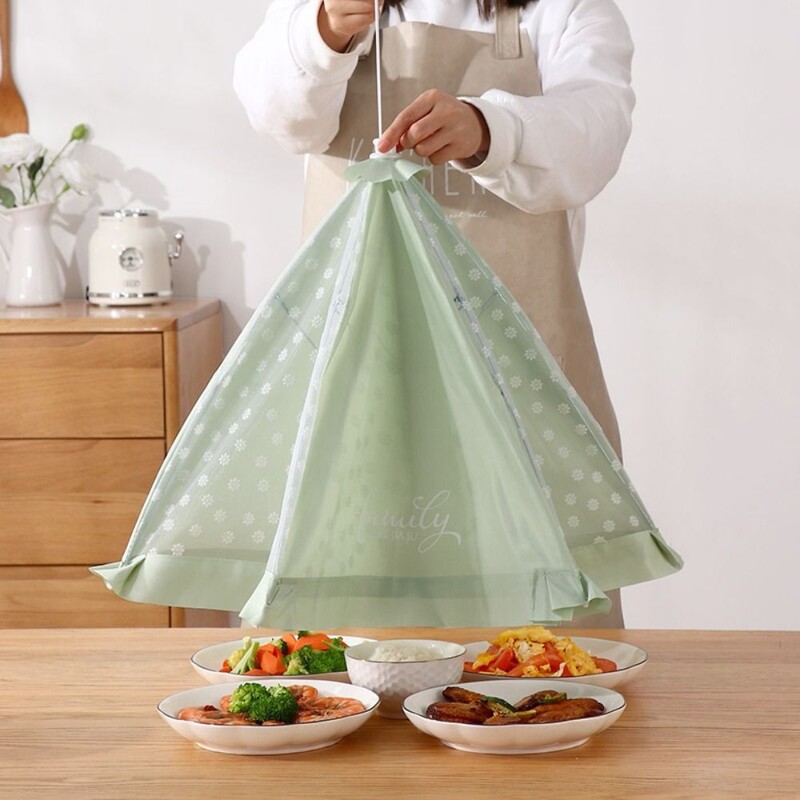 Lennuvastased kokkupandavad toidukatted köögividinad Hüpikaknad sääsevastased lauakatted pitsist vihmavarju stiilis köögiviljakatted piknik