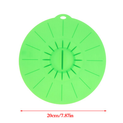 Mikrolaineahju kaaned Silikoonist toidukaaned Komplektid värvilised kombo kaussipotti jaoks. Õhutiheda tihendiga Super imemiskaanega köögividinad