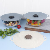 Кухненски домакински прибори Силиконова капачка за запазване на свежестта Голяма, малка и средна запечатана, устойчива на разливане прахоустойчива капачка за саксия 1 бр.