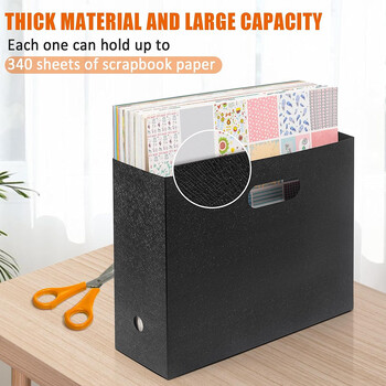 12x12 Office File Organizer Λεύκωμα Αποθήκευσης χαρτιού Πτυσσόμενο Organizer Plastic Storage Paper Organizer Κλιπ βιβλίου εγγράφων