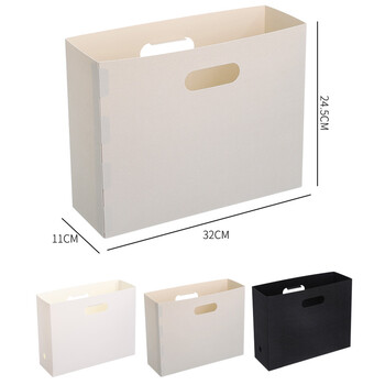 12x12 Office File Organizer Λεύκωμα Αποθήκευσης χαρτιού Πτυσσόμενο Organizer Plastic Storage Paper Organizer Κλιπ βιβλίου εγγράφων