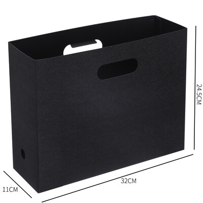 12x12 Органайзер за офис файлове Скрапбук Съхранение на хартия Сгъваем органайзер Пластмасов органайзер за съхранение на хартия Книга Скоба за документи