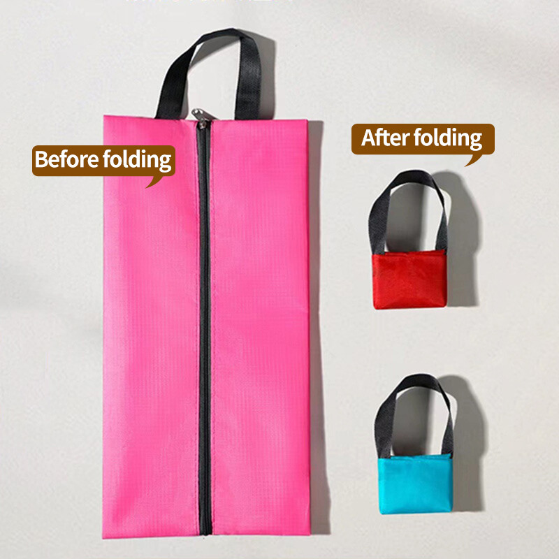 Kaasaskantavad jalanõude hoiukotid Reisijalatsite kattekott Veekindel tasku Unisex tõmblukuga korralduskott Niiskuskindel kingade hoiupakk