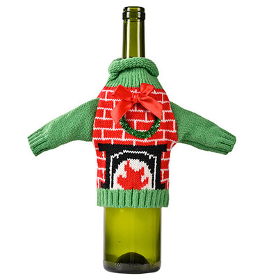 Jõuluveinipudeli kaunistuskomplekt Jõuluvana Lumememm Hirvepudelikaane Riided Köögikaunistus uusaasta jõuluõhtusöögiks