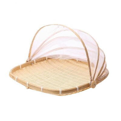 Ručno tkana šatorska posuda protiv komaraca za posluživanje hrane Košara za povrće Košara za pohranu kruha Prijenosna mreža za piknik na otvorenom Pokrivač