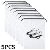 5/1 tk majapidamisjalatsite hoiukott Veekindel kaasaskantav reisi korduvkasutatav suletud jäätunud tolmukindel läbipaistev kott Kingade korraldaja