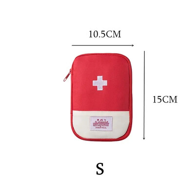 Esmaabikomplekt kodus kasutatavate ravimite hoiukotid Reisimeditsiini kott Kaasaskantav välikämpingu hädaabipillide ümbris Meditsiinikarbid