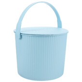 Mitmekülgne hoiuämber igapäevaseks muudeks asjadeks kaanega hoiukarp, väike majapidamistabur