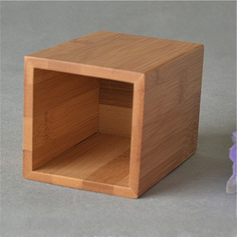 Nanzhu Бамбуков държач за писалка Дървена кутия за съхранение Настолни канцеларски материали Тръба Органайзер за маса Моливи Училищни офис прибори