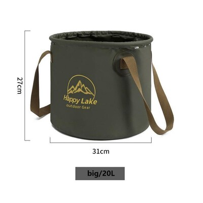 Välitingimustes kokkupandav ämber Multifunktsionaalne kaasaskantav reisitarbed Kalapüügi telkimisveekott PVC hoiukopp Hoiukorv