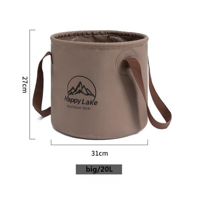 Välitingimustes kokkupandav ämber Multifunktsionaalne kaasaskantav reisitarbed Kalapüügi telkimisveekott PVC hoiukopp Hoiukorv