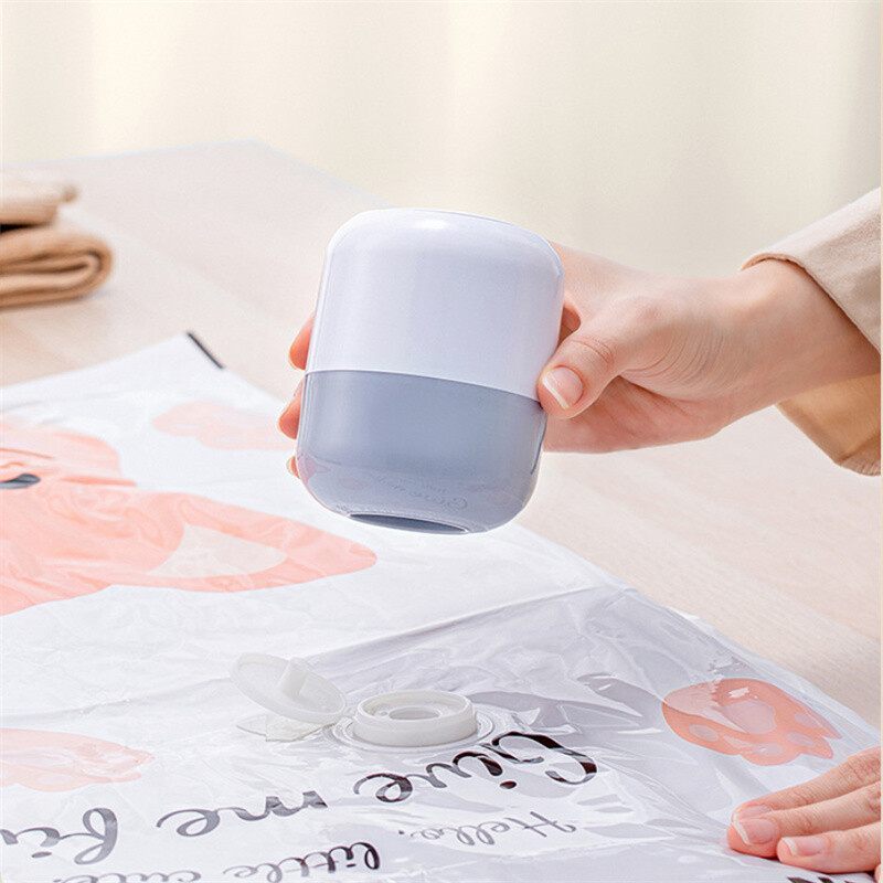 Vaakumkompressiokott elektrilise pumba imemispump Mini vaakumtihendiga masin Ruumisäästja riiete jaoks Toidukorrastaja