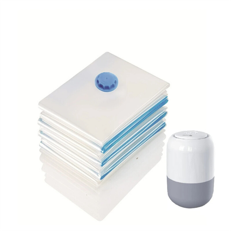 Vaakumkompressiokott elektrilise pumba imemispump Mini vaakumtihendiga masin Ruumisäästja riiete jaoks Toidukorrastaja