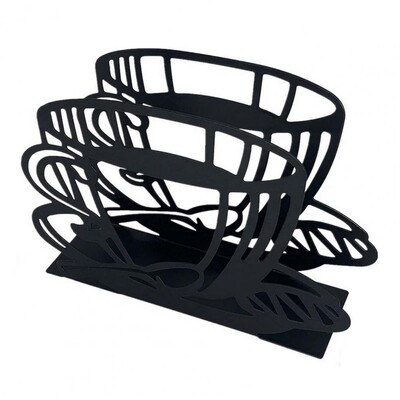 Roostevabast terasest V1V2 kohvifiltri paberihoidja kohvitassi kujuga paberrätikuhoidja majapidamiskontori lauaarvuti kohvinõud teenõud